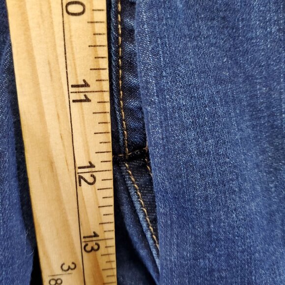 Lane Bryant Jeans Womens Size Plus 24 Blue Girlfriend Crop Stretch Denim - Picture 6 of 12